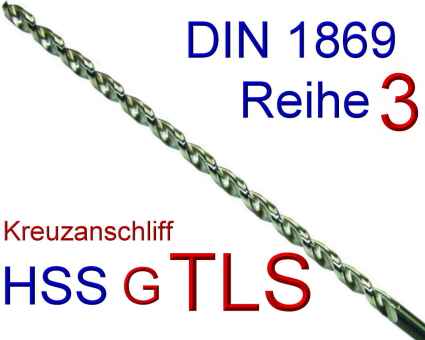 Din 1869 Bohrer HSSG TLS Reihe 3 D= 