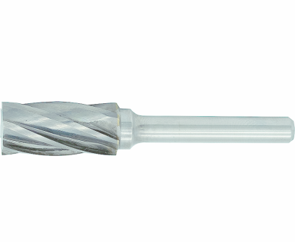 Hartmetall Frässtift mit Alu-Verzahnung Form A Zylinder 