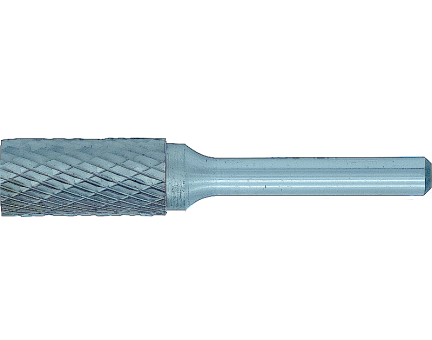 Hartmetall Frässtift mit Kreuzverzahnung Form A Zylinder 6,00 mm