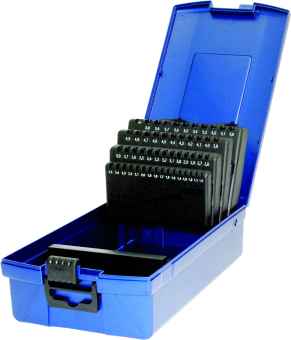 Bohrer Set DIN 338 leer 50-tlg  blau, 1-5,9mm