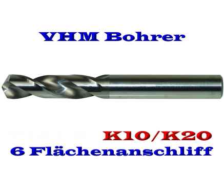 VHM-Bohrer Din 6539 