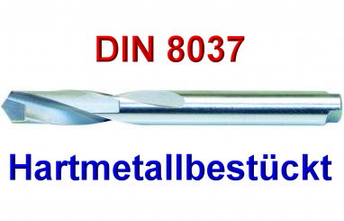 ORION Hartmetall-Spiralbohrer DIN 8037 zyl 9,0 mm für 