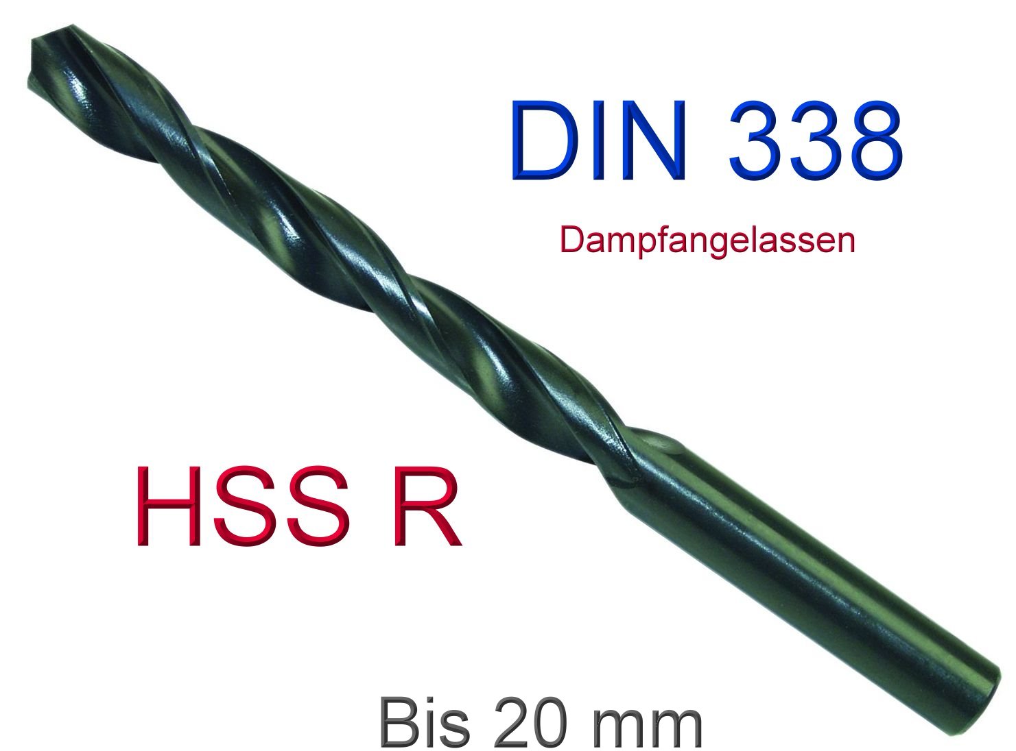 1 V 3 x 33 Gesamtlänge: 61 mm Durchmesser: 3 mm Heller 17794 HSS-R Stahlbohrer DIN 338 RN Arbeitslänge: 33 mm 