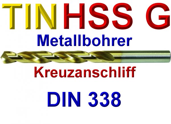 1 Stück 11,0 mm HSS CO 5 HSS-E DIN338 Metall Bohrer Cobalt legierte Spiralbohrer 